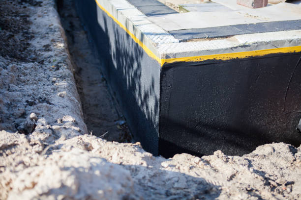Residential Exterior Waterproofing installation at a Echola, AL home by SJ Waterproofing Pros